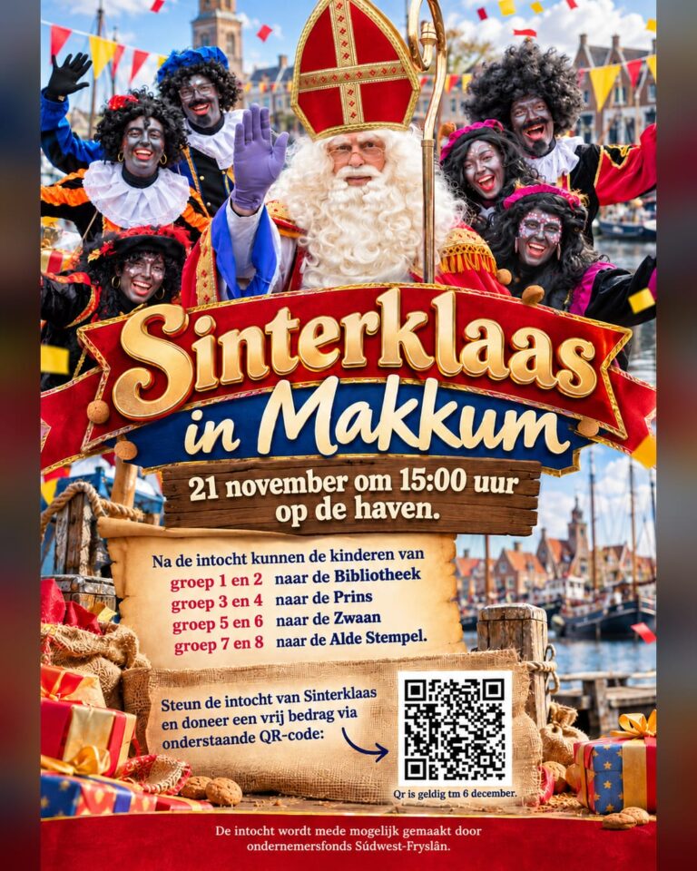 Sinterklaasintocht in Makkum — familie-kids in Makkum